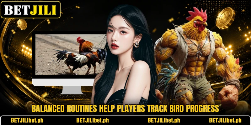 Balanced routines help players track bird progress