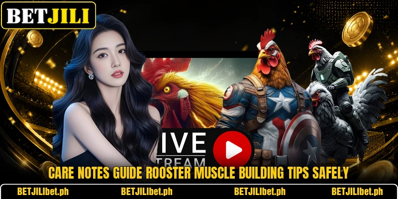 Care notes guide Rooster muscle building tips safely