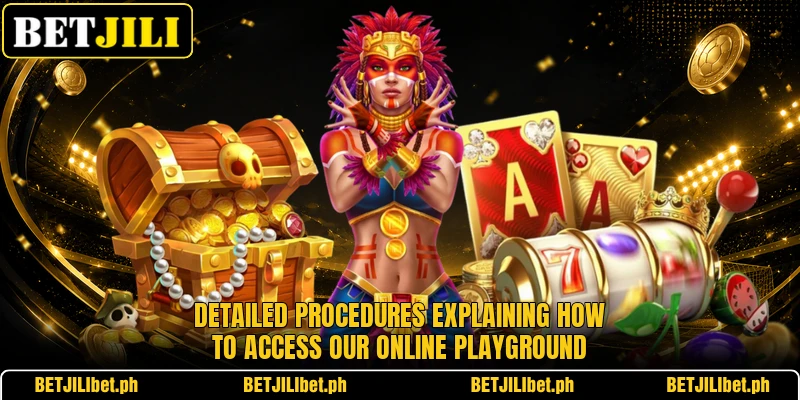 Detailed procedures explaining how to access our online playground