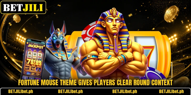 Fortune Mouse theme gives players clear round context Fortune Mouse theme gives players clear round context