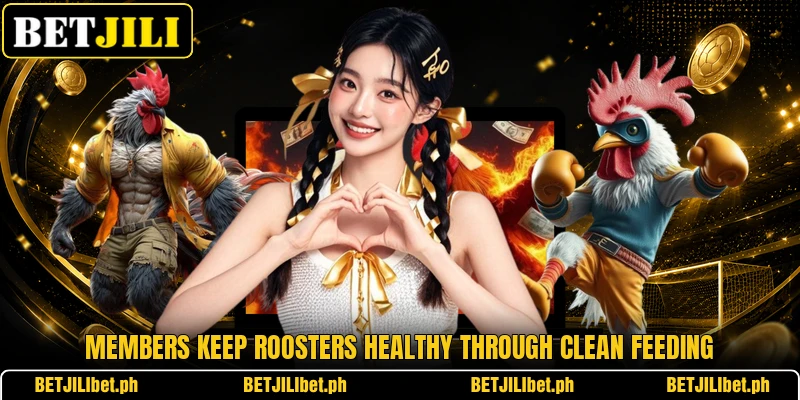 Members keep roosters healthy through clean feeding Members keep roosters healthy through clean feeding