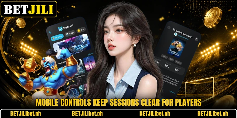 Mobile controls keep sessions clear for players Mobile controls keep sessions clear for players