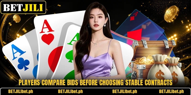 Players compare bids before choosing stable contracts Players compare bids before choosing stable contracts