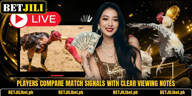 Players compare match signals with clear viewing notes