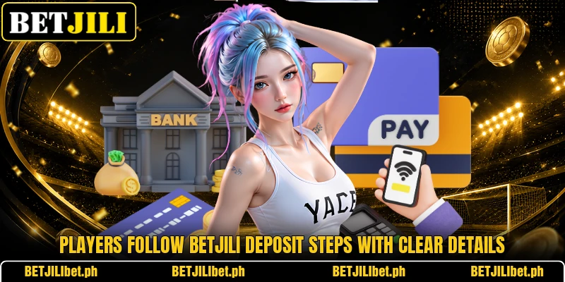 Players follow BETJILI deposit steps with clear details Players follow BETJILI deposit steps with clear details