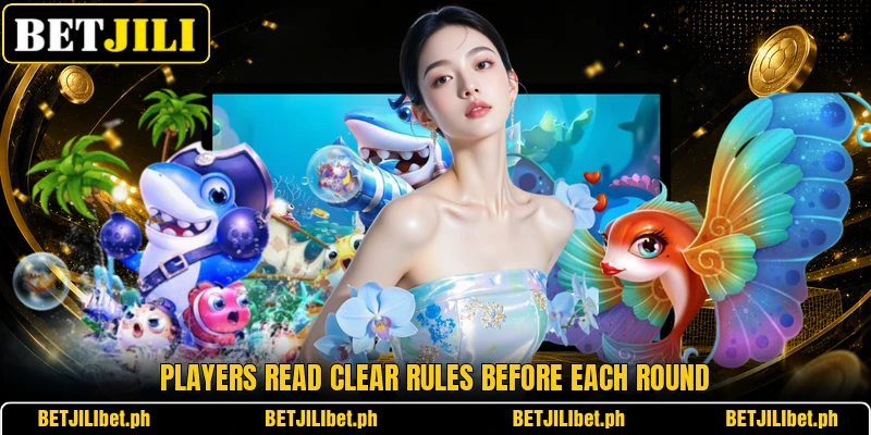 Players read clear rules before each round