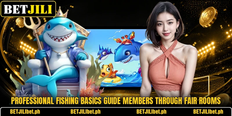 Professional Fishing basics guide members through fair rooms